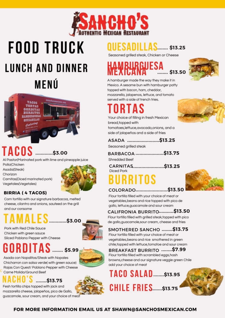 Sanchos Mexican Food Truck 1